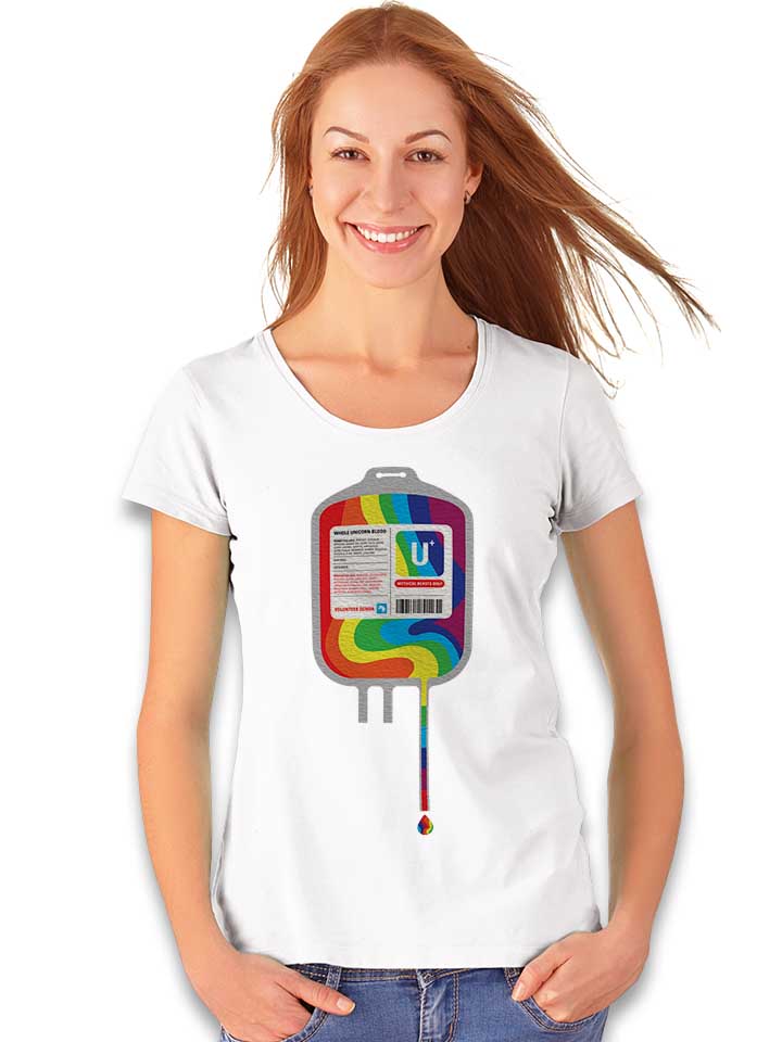 unicorn-transfusion-damen-t-shirt weiss 2