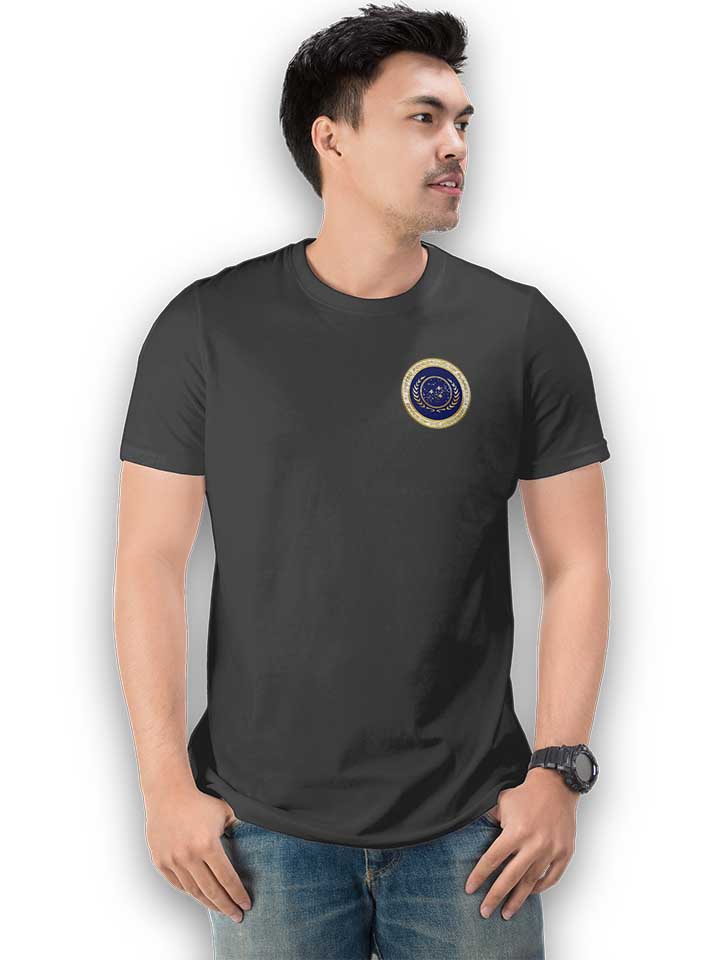 united-federation-of-planets-chest-print-t-shirt dunkelgrau 2