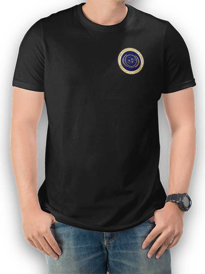 United Federation Of Planets Chest Print Camiseta negro L