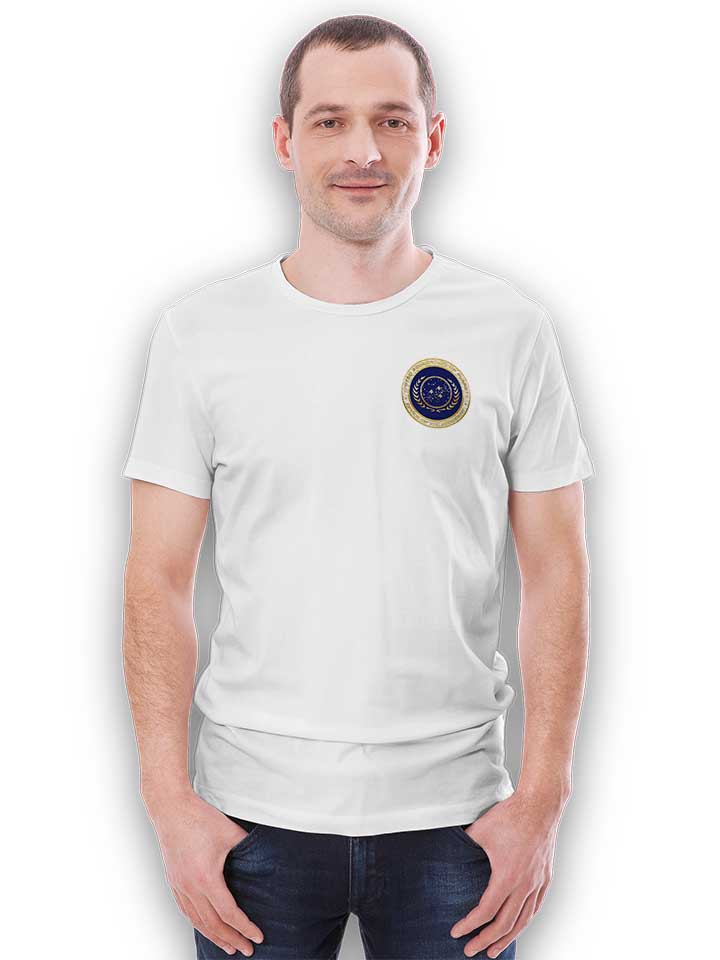 united-federation-of-planets-chest-print-t-shirt weiss 2