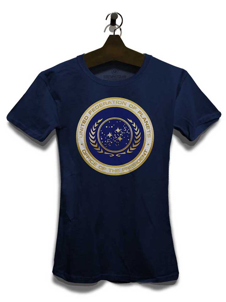 united-federation-of-planets-damen-t-shirt dunkelblau 3