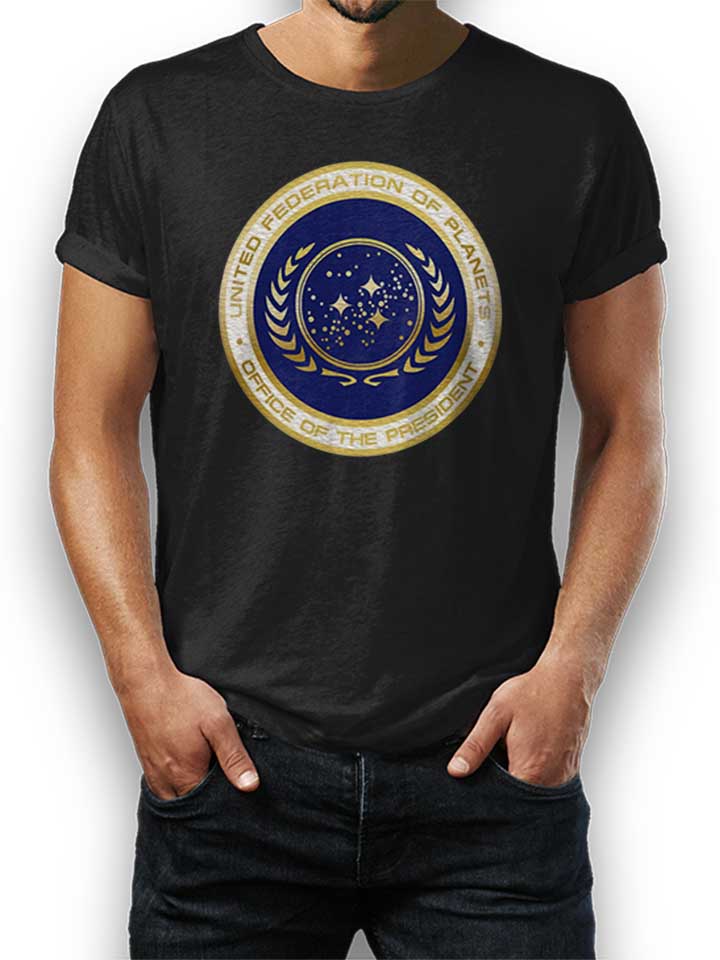 United Federation Of Planets T-Shirt schwarz L