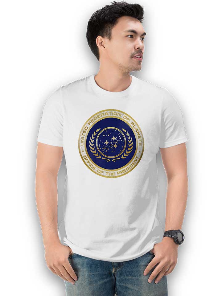 united-federation-of-planets-t-shirt weiss 2