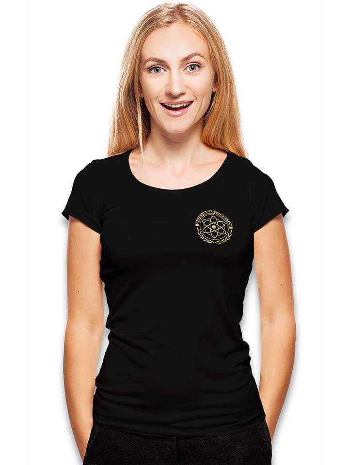 united-human-federation-valerian-chest-print-damen-t-shirt schwarz 2