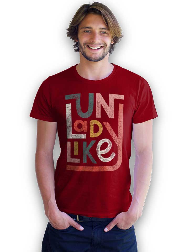 unladylike-t-shirt bordeaux 2
