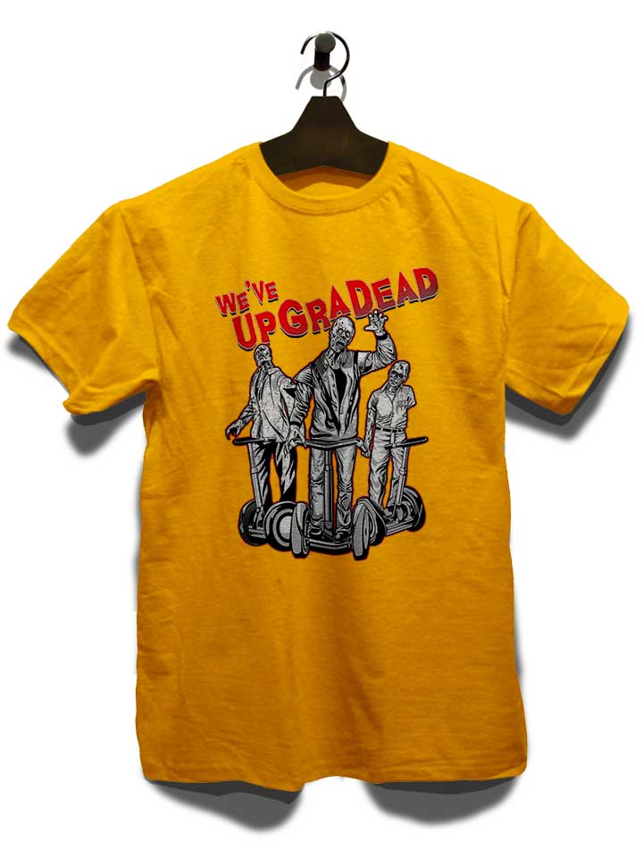 upgradead-t-shirt gelb 3