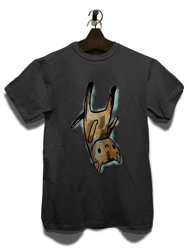upside-down-cat-t-shirt dunkelgrau 3