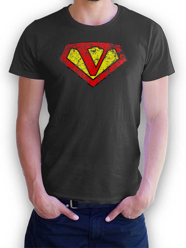 v-buchstabe-logo-vintage-t-shirt dunkelgrau 1