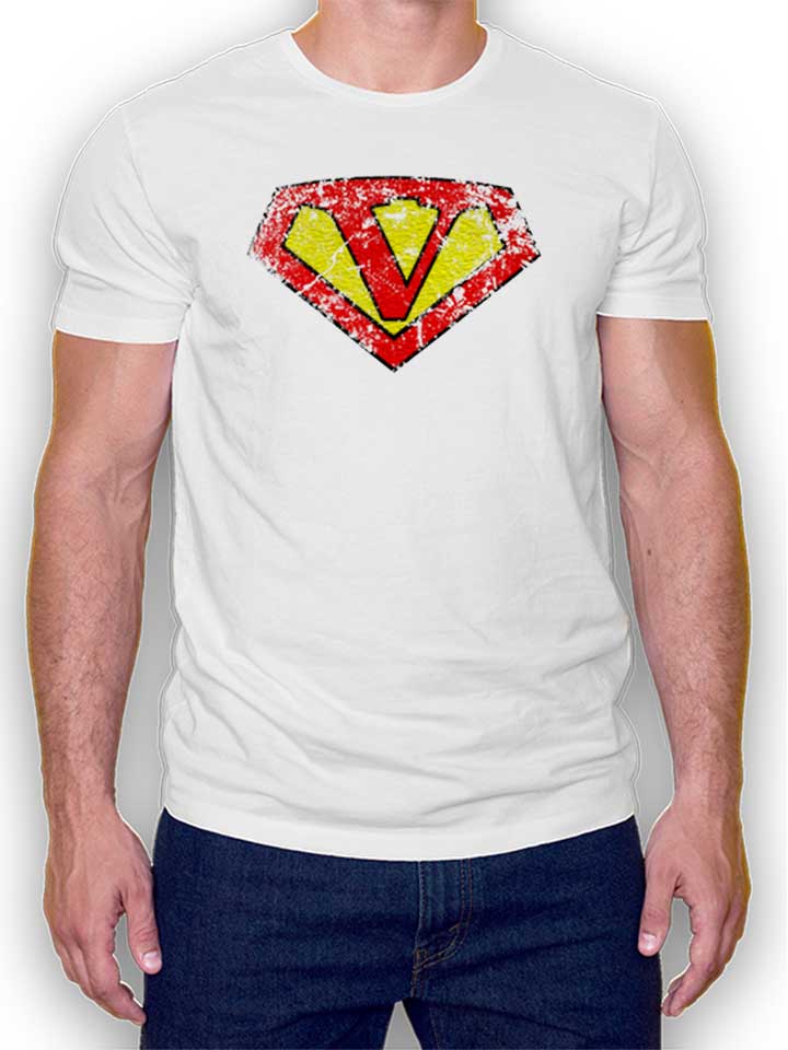 v-buchstabe-logo-vintage-t-shirt weiss 1
