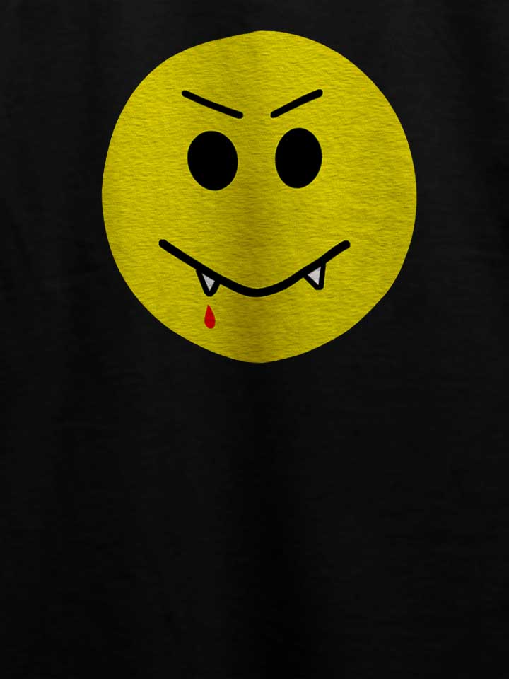 vampir-smiley-t-shirt schwarz 4