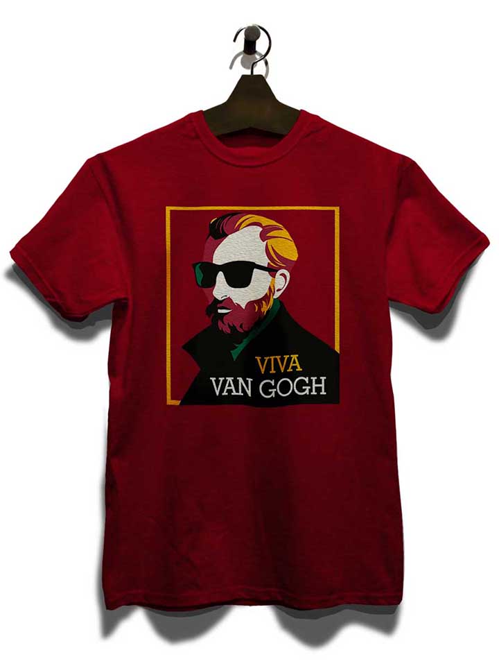 van-gogh-hipster-t-shirt bordeaux 3