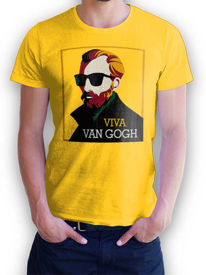 Van Gogh Hipster T-Shirt gelb L