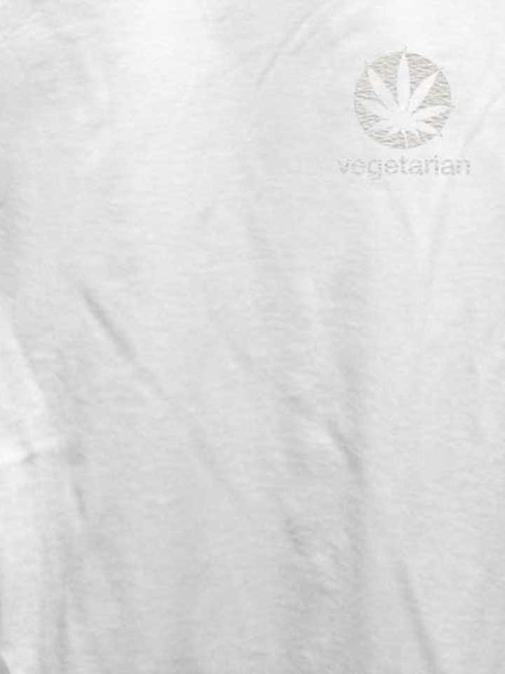 vegetarian-chest-print-damen-t-shirt weiss 4