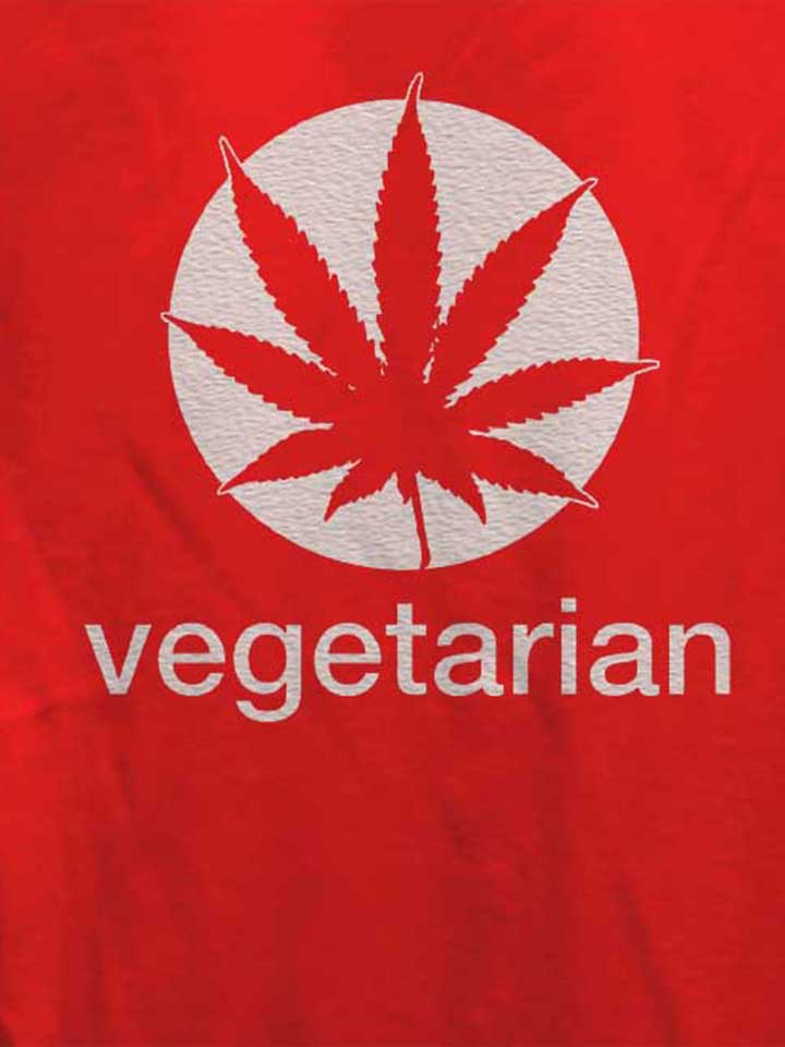 vegetarian-damen-t-shirt rot 4