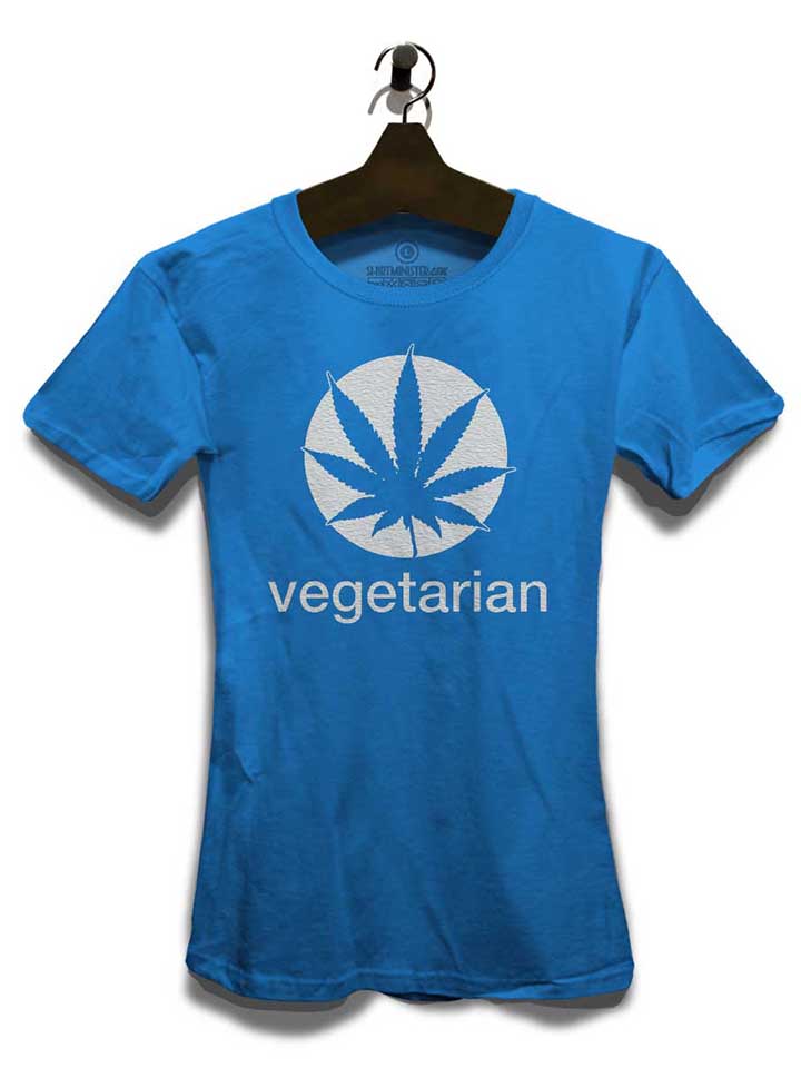 vegetarian-damen-t-shirt royal 3