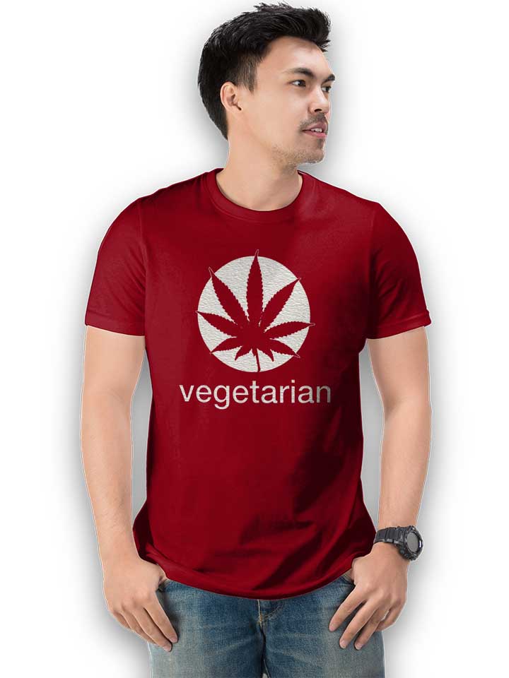 vegetarian-t-shirt bordeaux 2