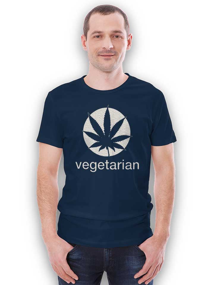 vegetarian-t-shirt dunkelblau 2