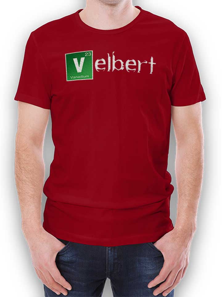 Velbert Camiseta burdeos L