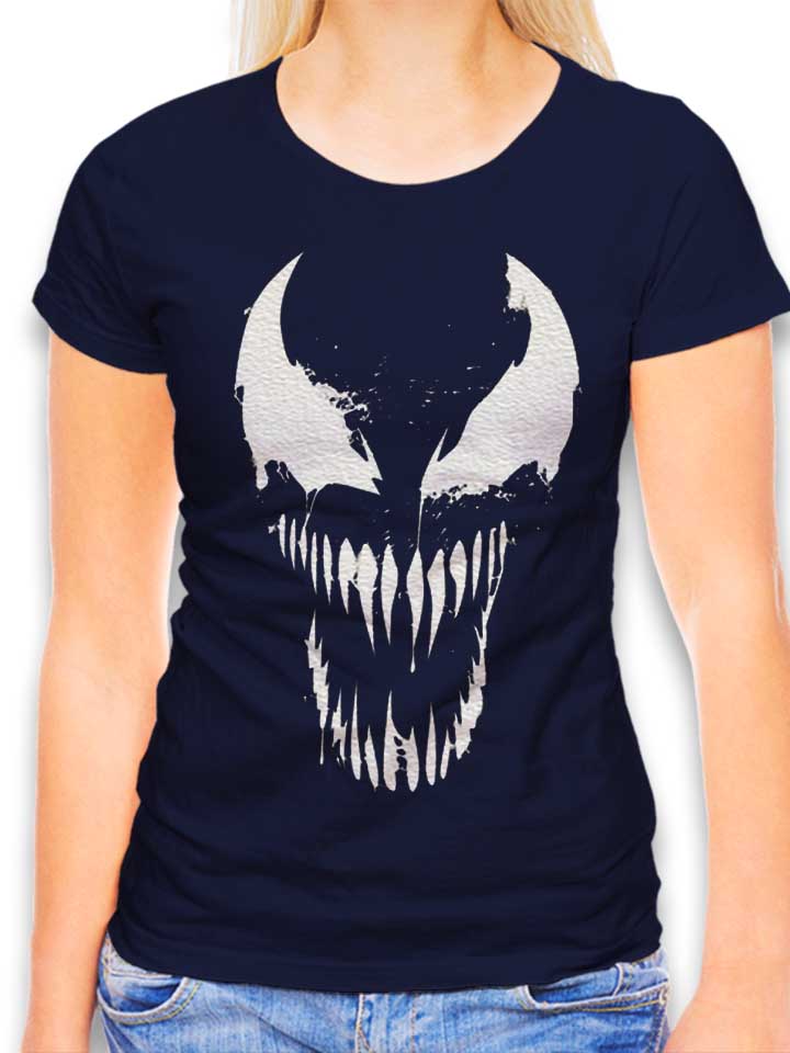 Venom Damen T-Shirt dunkelblau L