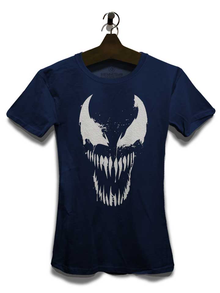 venom-damen-t-shirt dunkelblau 3