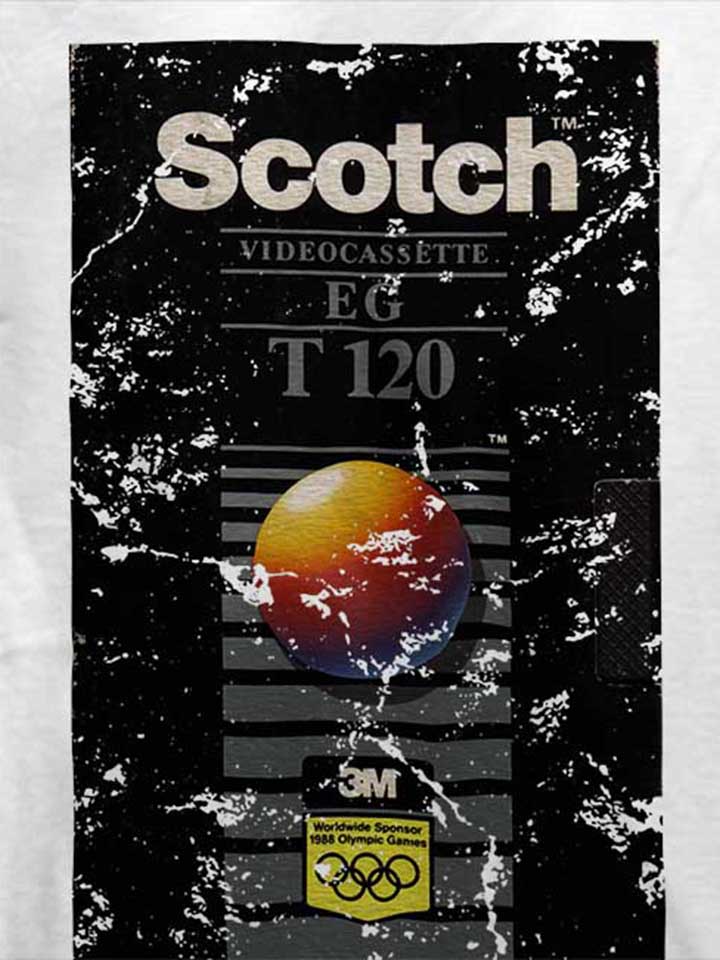 vhs-cassette-vintage-t-shirt weiss 4