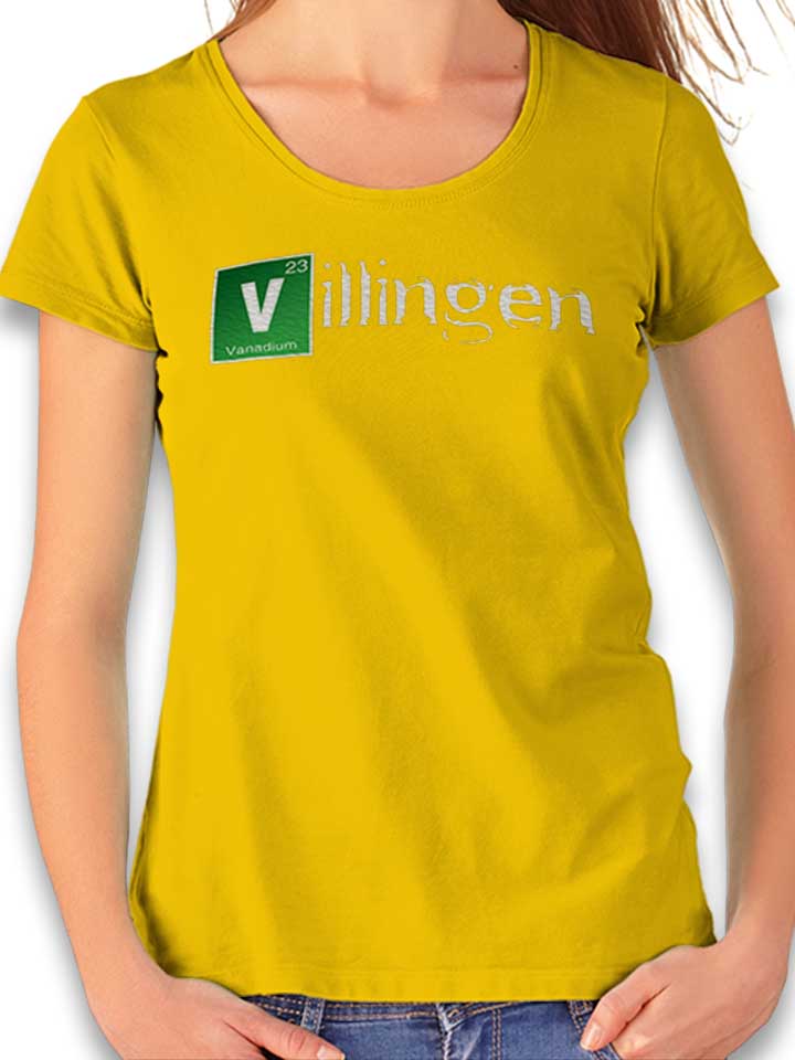 Villingen Womens T-Shirt yellow L