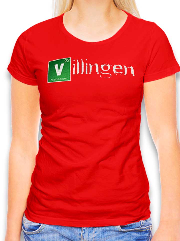 Villingen Womens T-Shirt red L