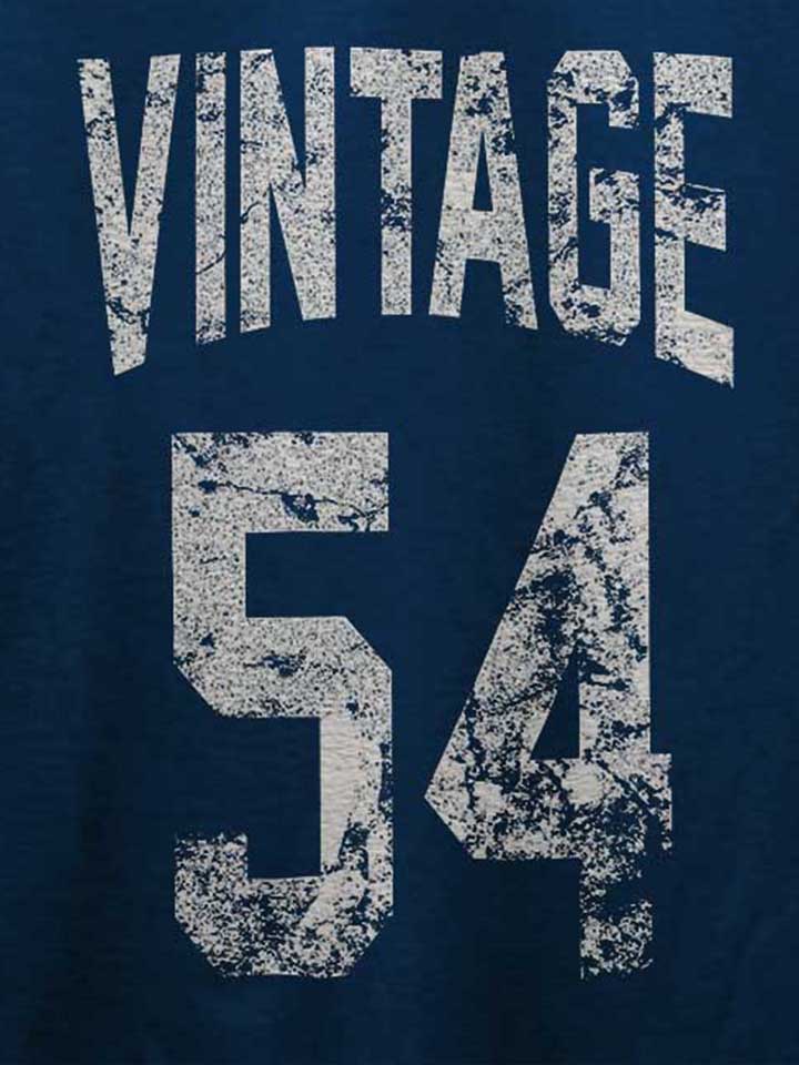 vintage-1954-t-shirt dunkelblau 4