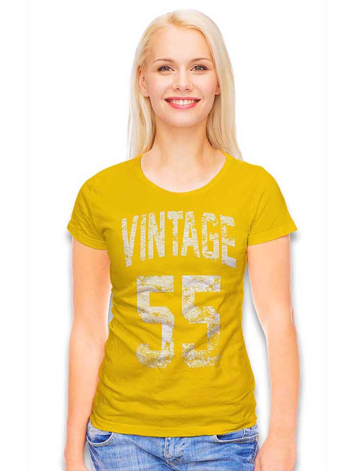 vintage-1955-damen-t-shirt gelb 2