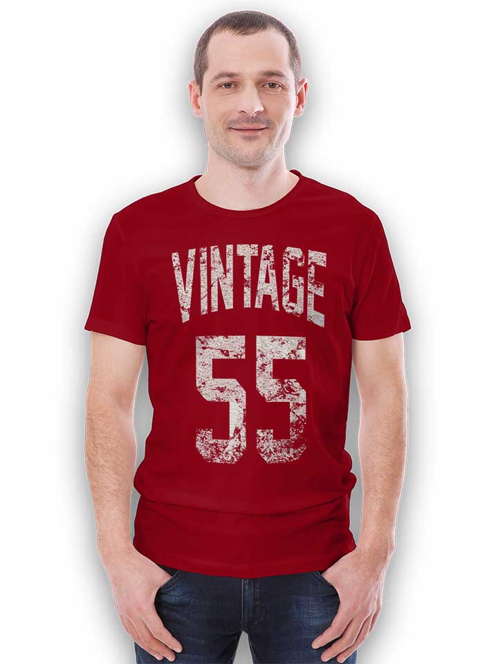 vintage-1955-t-shirt bordeaux 2