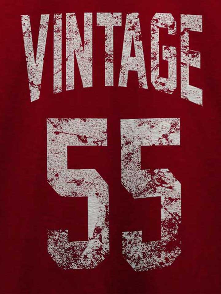 vintage-1955-t-shirt bordeaux 4