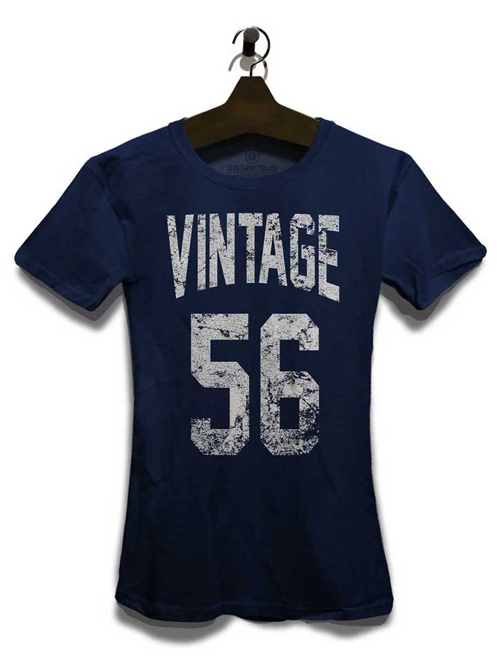 vintage-1956-damen-t-shirt dunkelblau 3