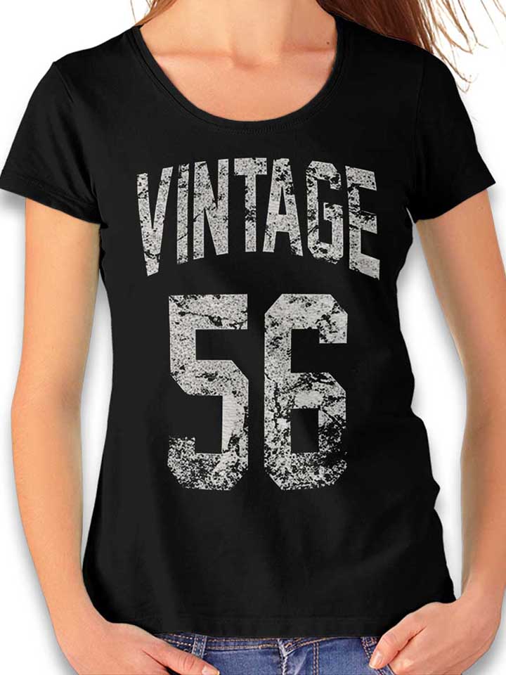 vintage-1956-damen-t-shirt schwarz 1