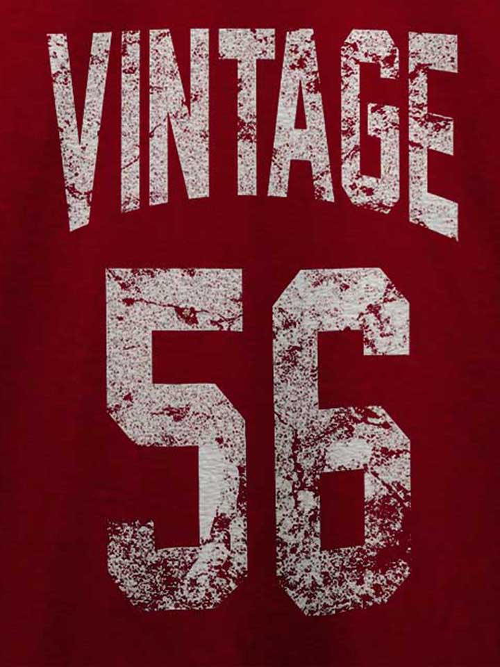 vintage-1956-t-shirt bordeaux 4