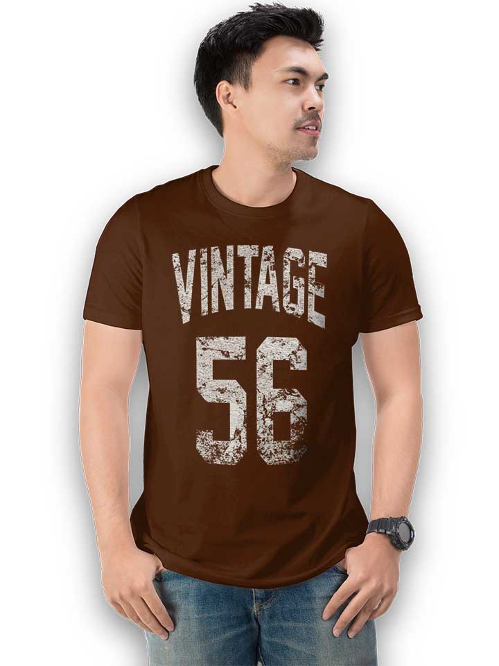 vintage-1956-t-shirt braun 2