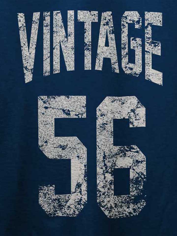 vintage-1956-t-shirt dunkelblau 4