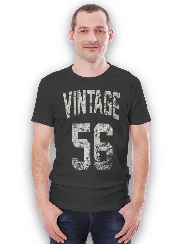 vintage-1956-t-shirt dunkelgrau 2