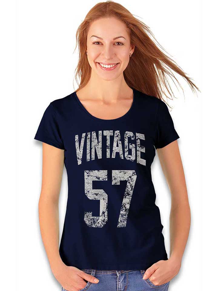 vintage-1957-damen-t-shirt dunkelblau 2