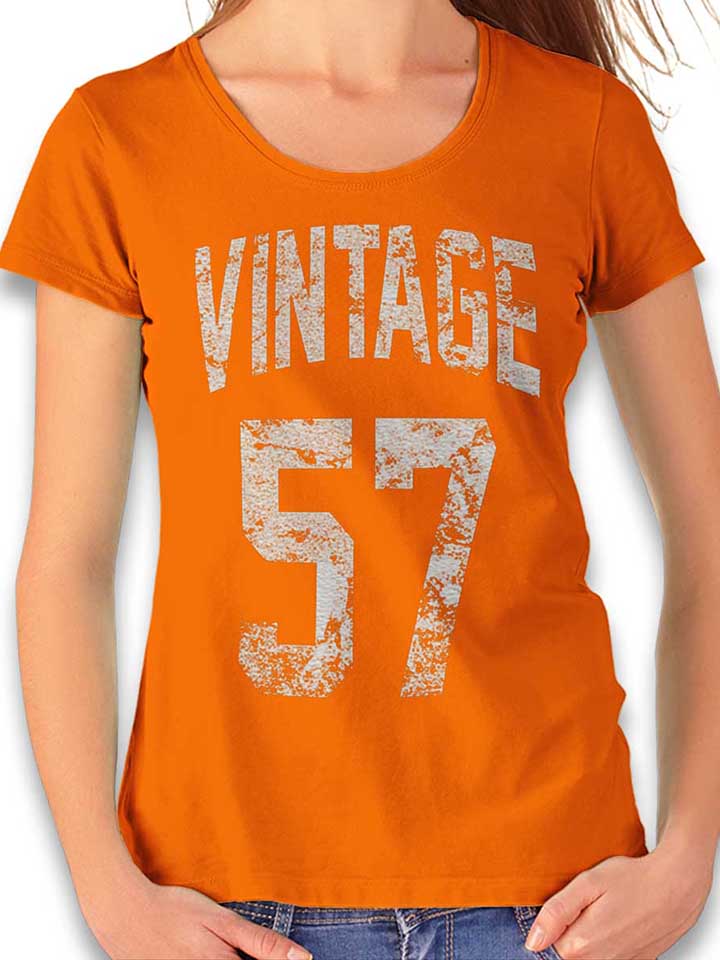 vintage-1957-damen-t-shirt orange 1