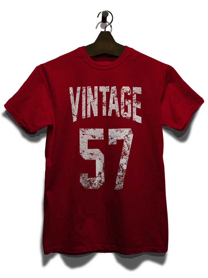 vintage-1957-t-shirt bordeaux 3