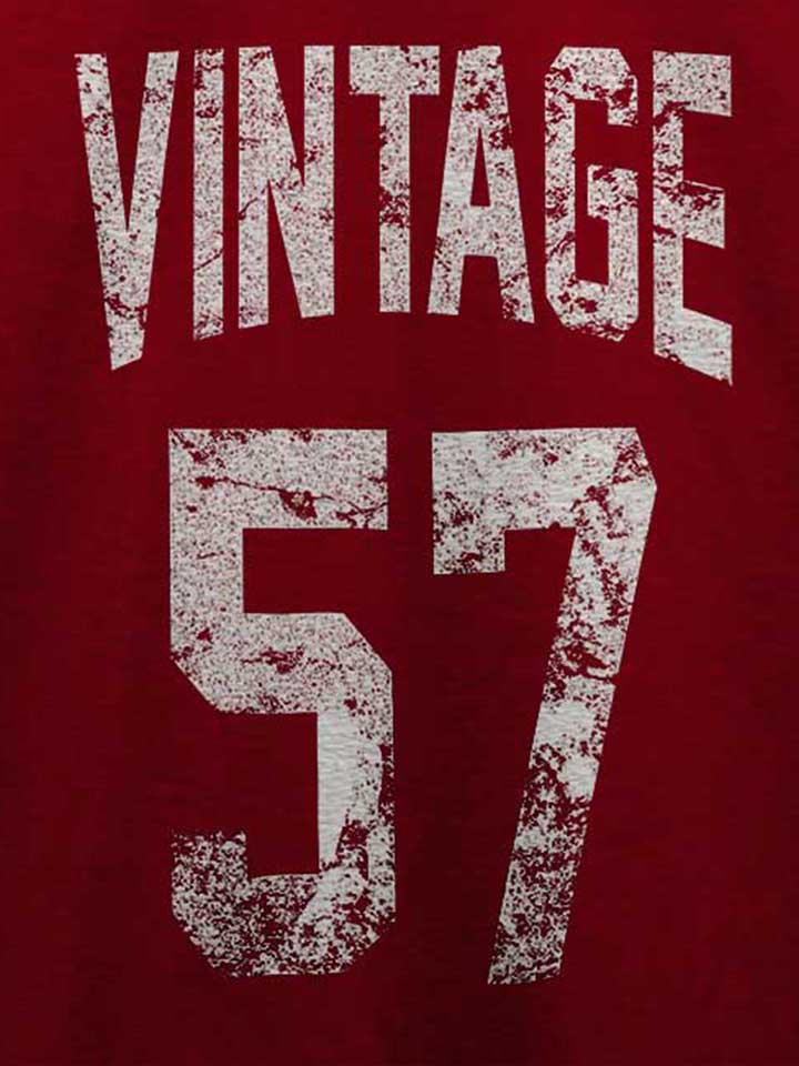 vintage-1957-t-shirt bordeaux 4