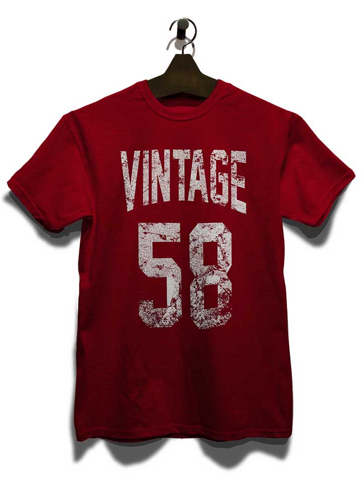 vintage-1958-t-shirt bordeaux 3