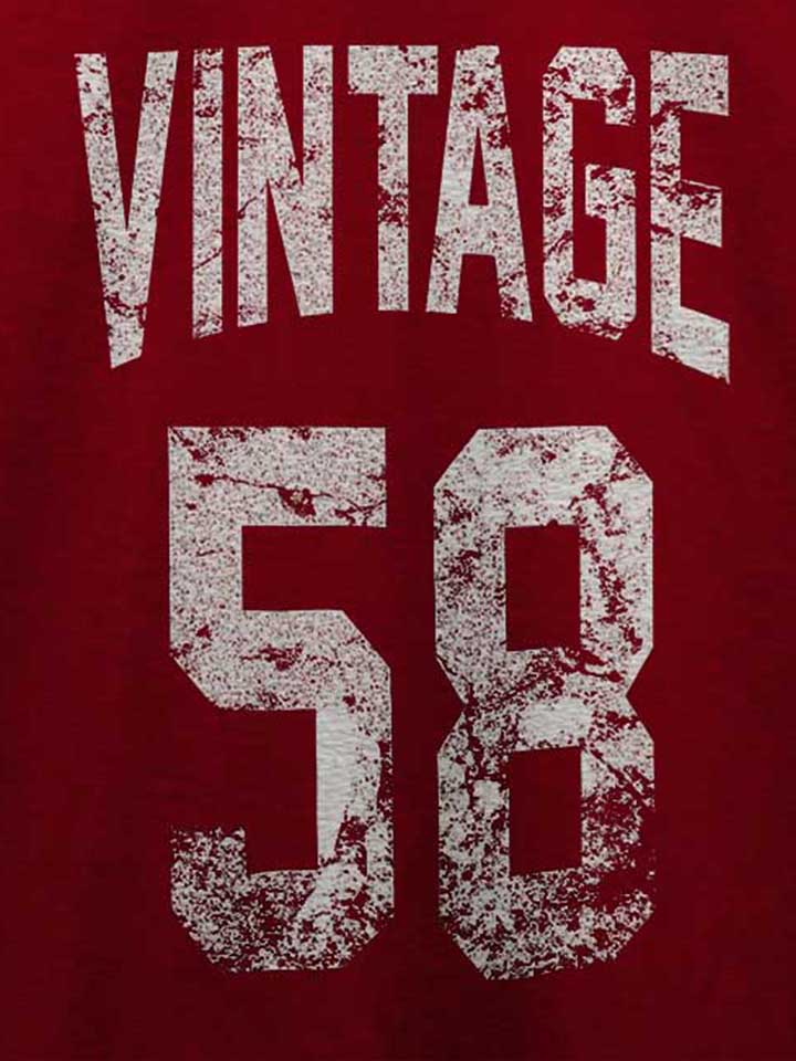 vintage-1958-t-shirt bordeaux 4