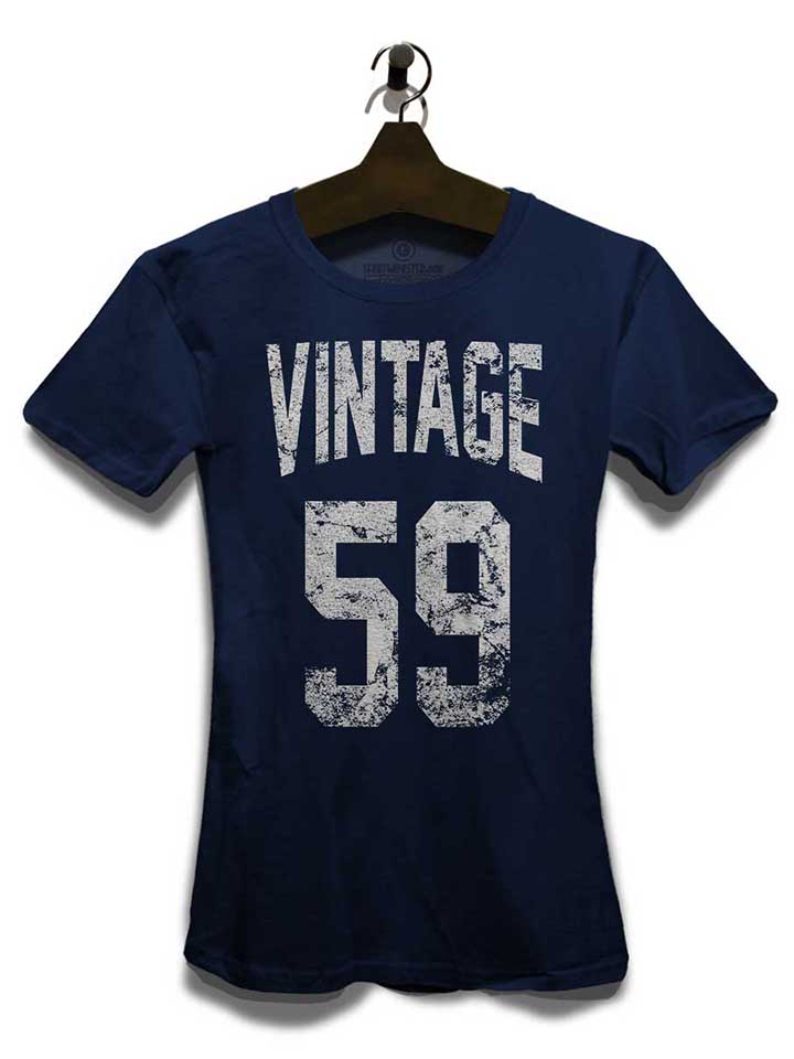 vintage-1959-damen-t-shirt dunkelblau 3