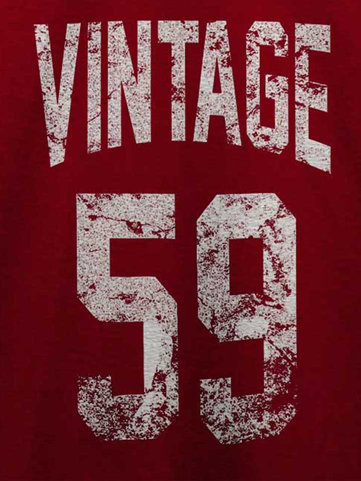 vintage-1959-t-shirt bordeaux 4