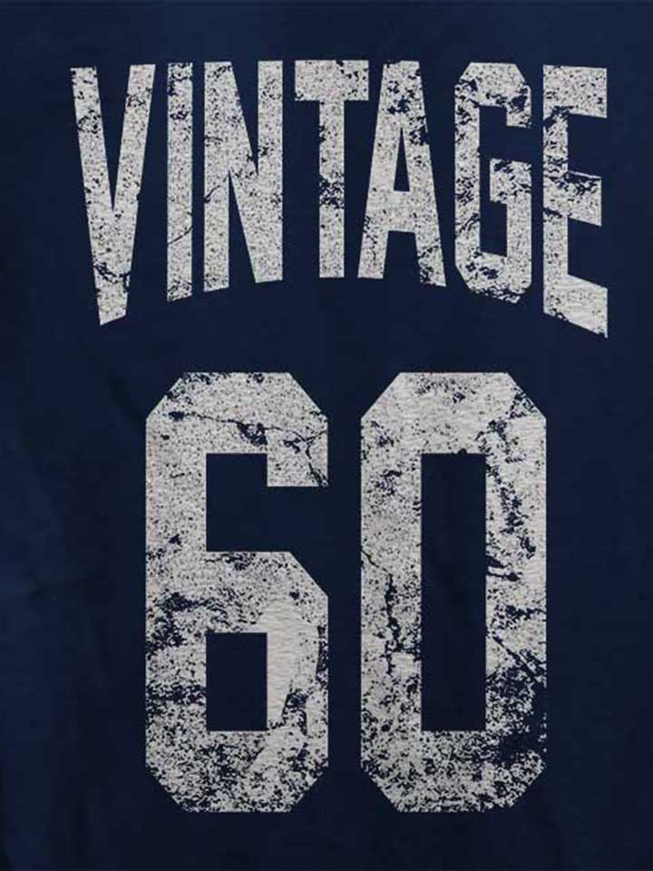 vintage-1960-damen-t-shirt dunkelblau 4