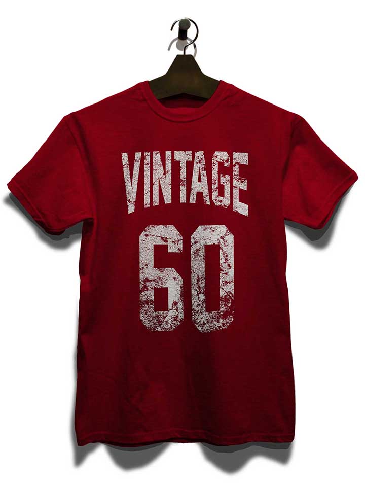 vintage-1960-t-shirt bordeaux 3