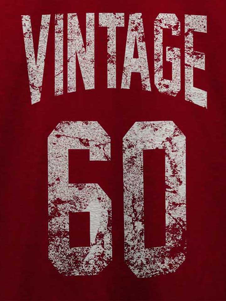 vintage-1960-t-shirt bordeaux 4