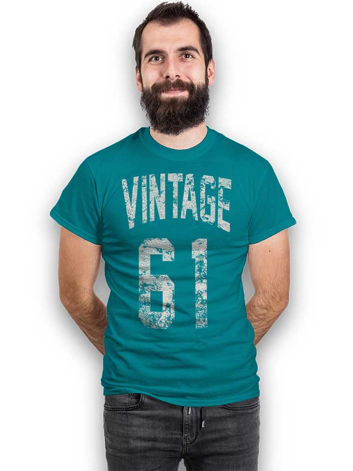 vintage-1961-t-shirt tuerkis 2