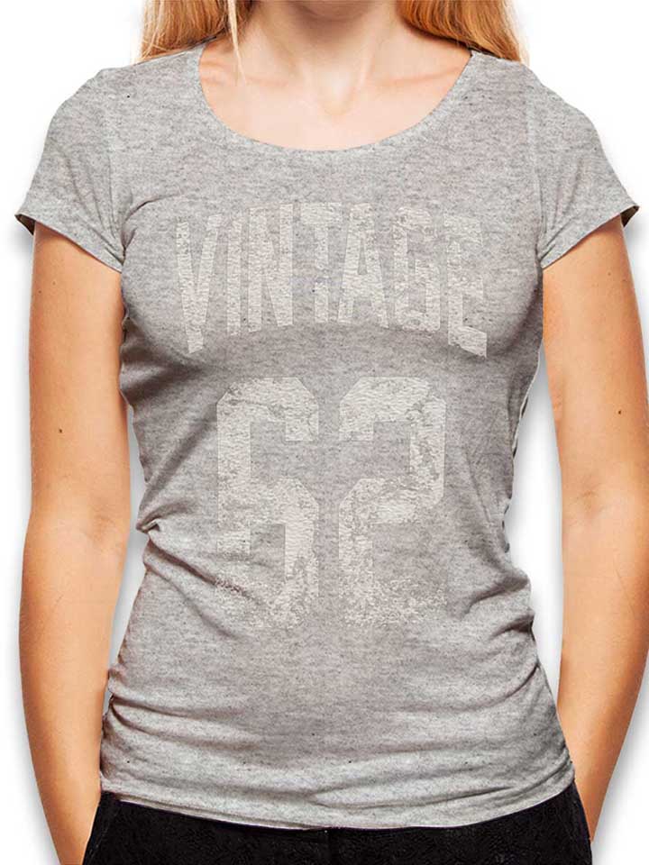 Vintage 1962 Womens T-Shirt heather-grey L